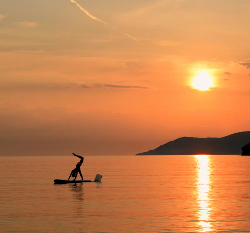 SUP and Sunset Yoga